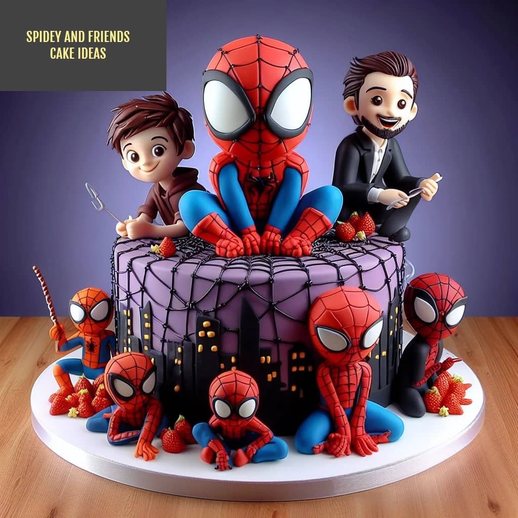 spidey and friends cake ideas